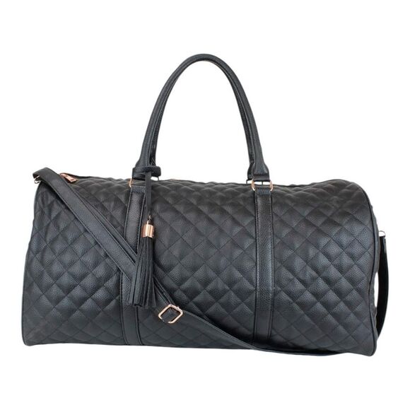 Chic Black Weekend Tote Bag for Women - Picture 1 of 5